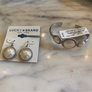LUCKY BRAND - NWT earrings and matching bracelet